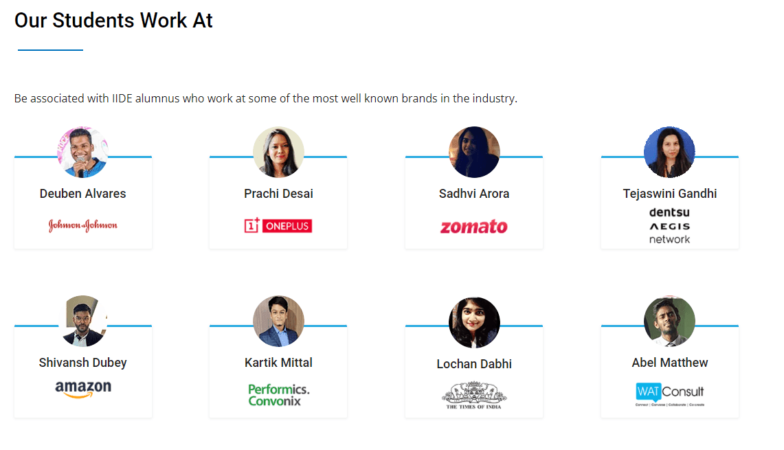 masters in digital marketing - IIDE Career Opportunities