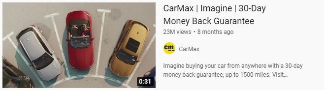 Marketing strategy of CarMax - Campaign 2
