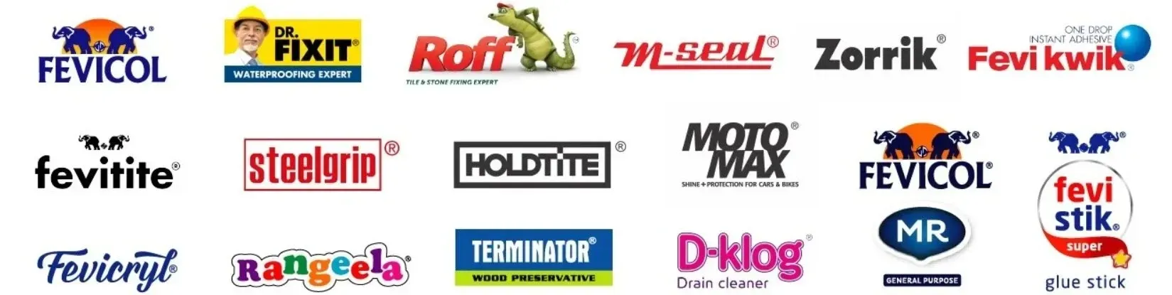 Marketing Strategy of Pidilite - Popular Brands of Pidilite