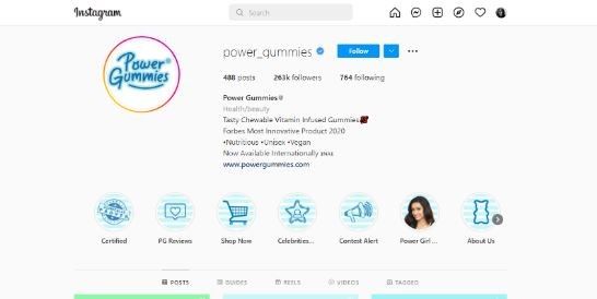 Marketing Strategy of Power Gummies - Insta