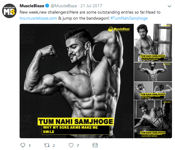 Muscleblaze-Marketing Campaign Tum Nahi Samjhoge Challengers