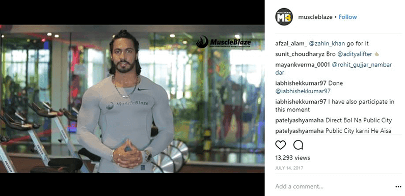 Muscleblaze Marketing Celebrity Tieup