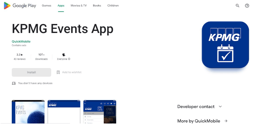 Marketing Strategy of KPMG - Mobile App