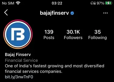 Bajaj Finserv Instagram - Bajaj Finserv Marketing Strategy | IIDE