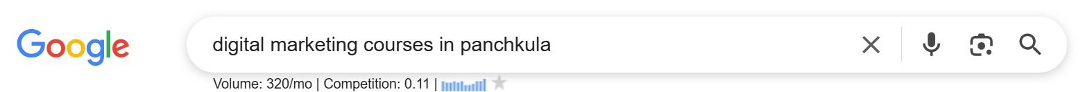 320 people search for digital marketing courses in Panchkula every month