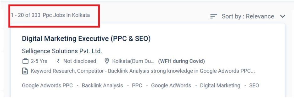 ppc Coursesin kolkata - job ppc openings