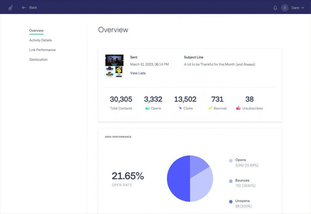 benchmark- email marketing tools