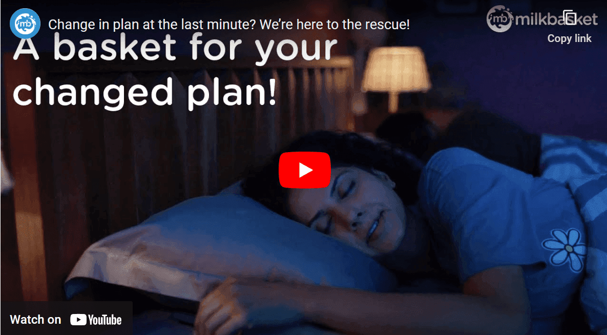 marketing strategy of milkbasket - marketing campaign