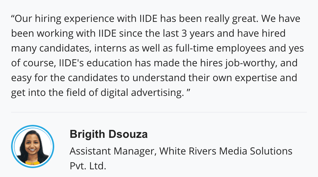 In-house Marketing - Digital Marketing Agency - Placement Partner Reviews