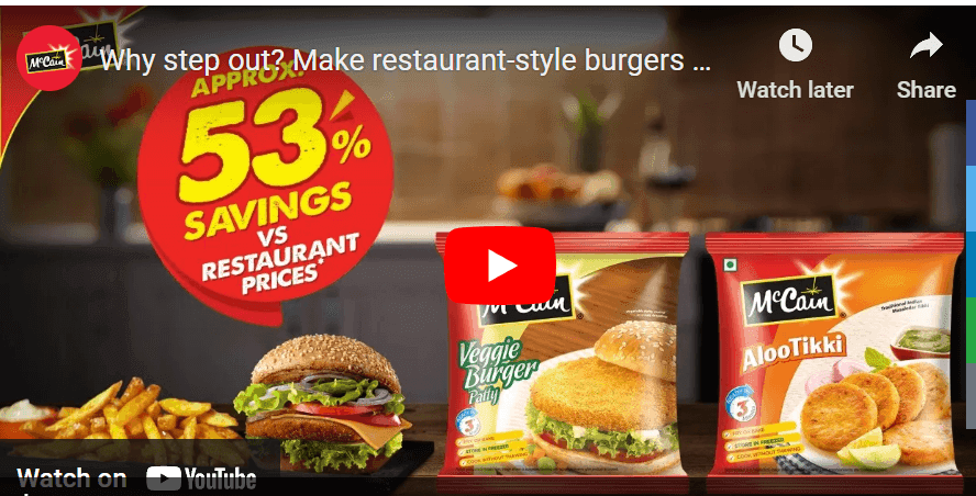 marketing strategy of Mccain - marketing campaign