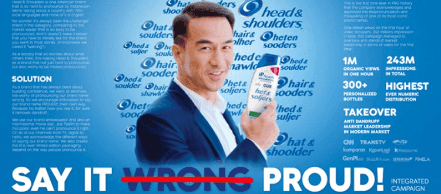 marketing strategy of head and shoulders - marketing campaign