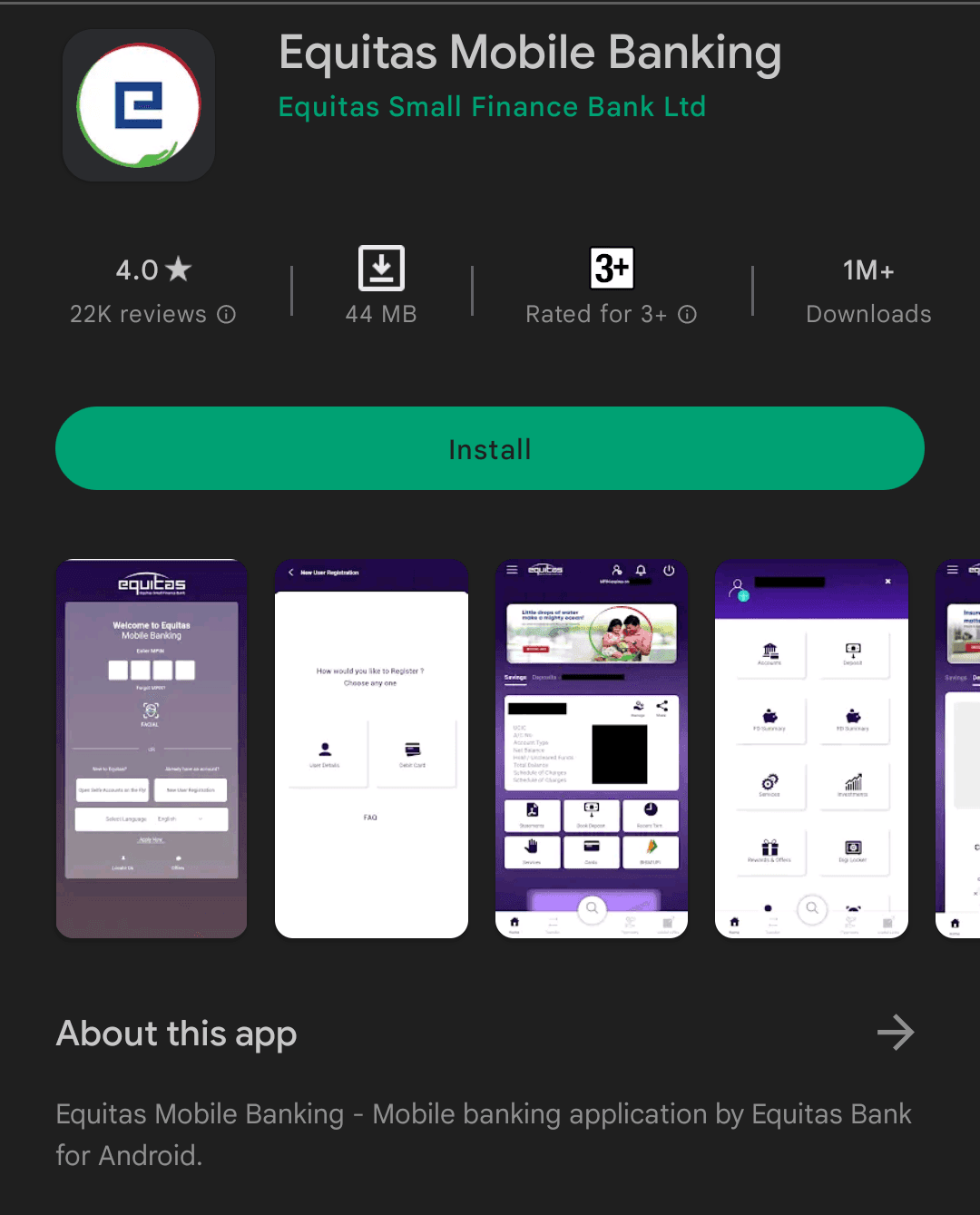 Marketing Strategy of Equitas Holding - Mobile App