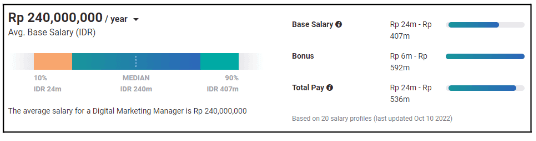 Digital Marketing Salary in Ternate - Digital Marketing Manager Salary