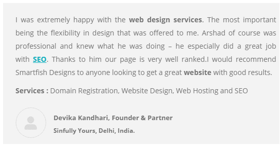 SEO Agencies in Ahmedabad - Smart Fish Client Review