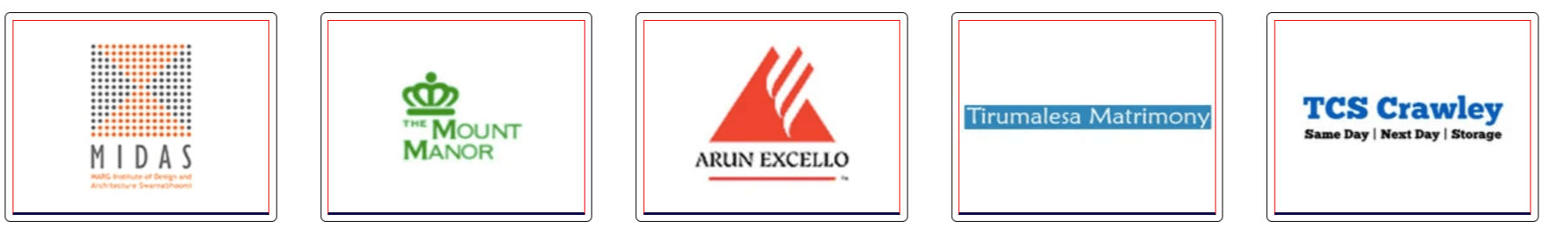 SEO agencies in chennai - Hourglass IT Solutions clients 