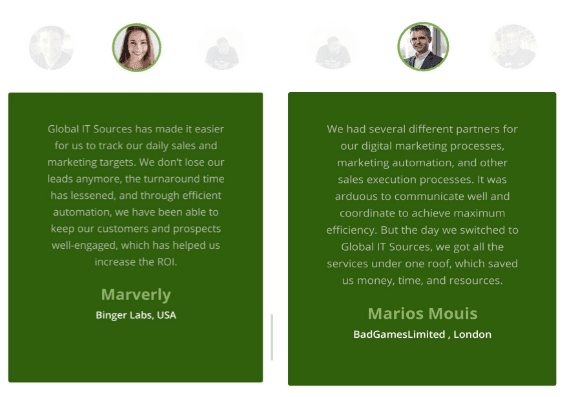 SEO Agencies in Noida - Global IT Sources Client Review