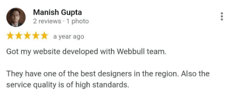 SEO Agencies in Noida - Web Bull India Client Review