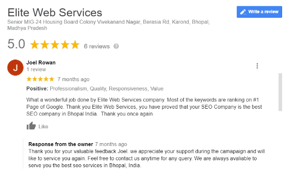 SEO Companies in Bhopal - Elite Web Services Clients