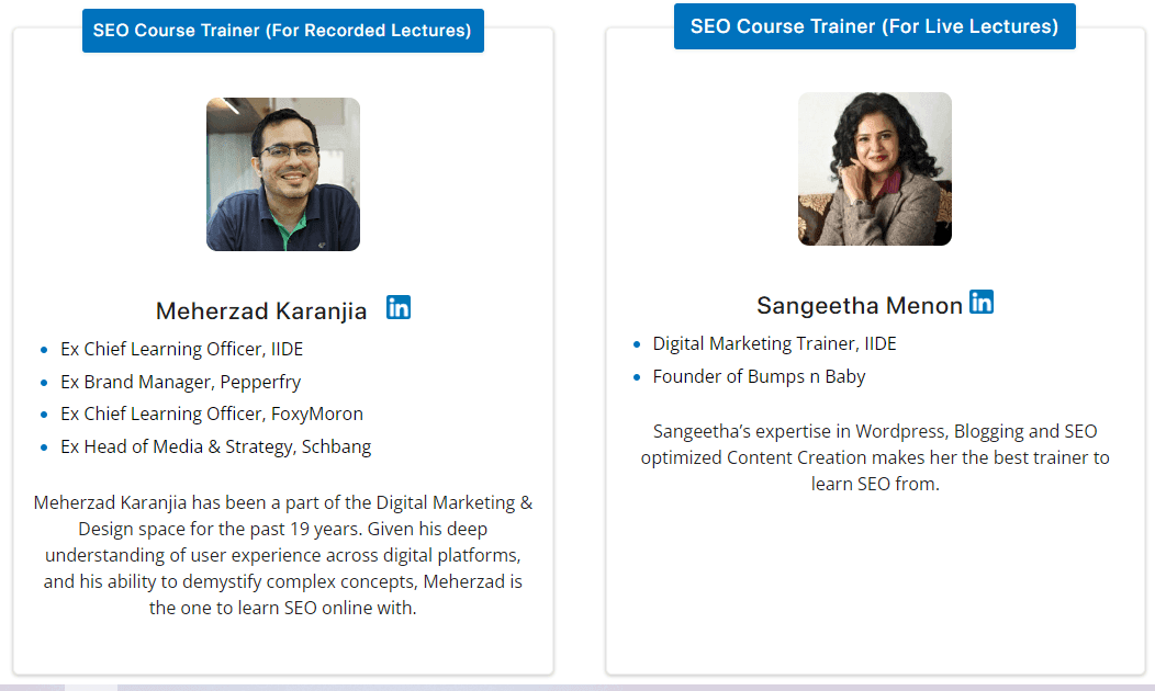 SEO Trainers