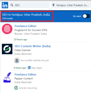 SEO Courses in Faridpur - Job Statistics