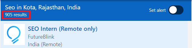 SEO Courses in Kota - Job Statistics