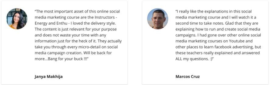 Social Media Marketing Courses in Ghaziabad - student reviews