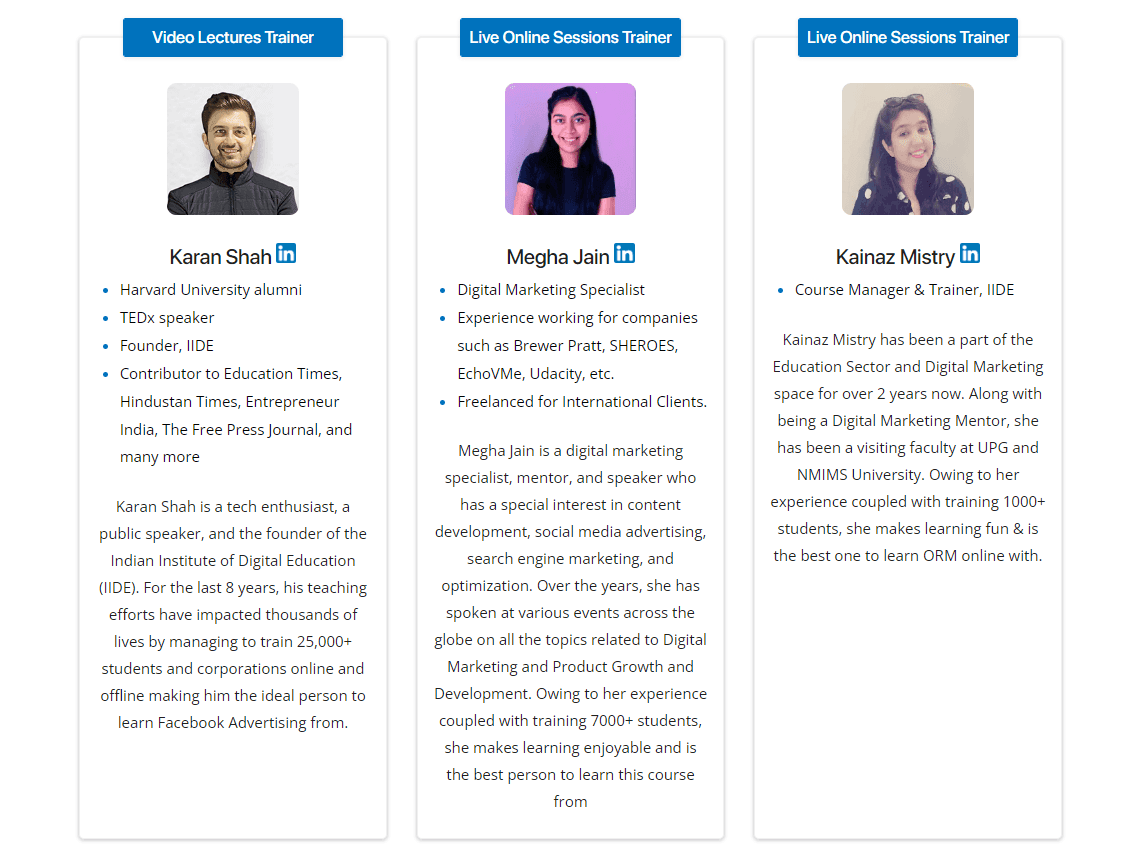 Social Media Marketing Courses in Dubai - IIDE Faculty