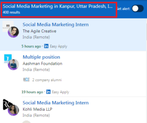 Social Media Marketing Courses in Kanpur - Job Statistics