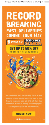 Swiggy Digital Marketing Strategy-Email Marketing