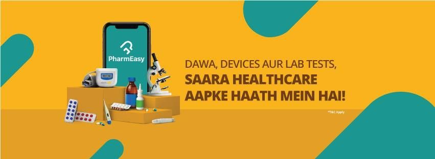 SWOT Analysis of PharmEasy - PharmEasy Facebook Cover Image