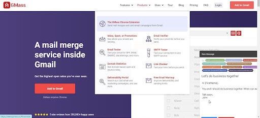 Tools for online teaching - GMass Dashboard