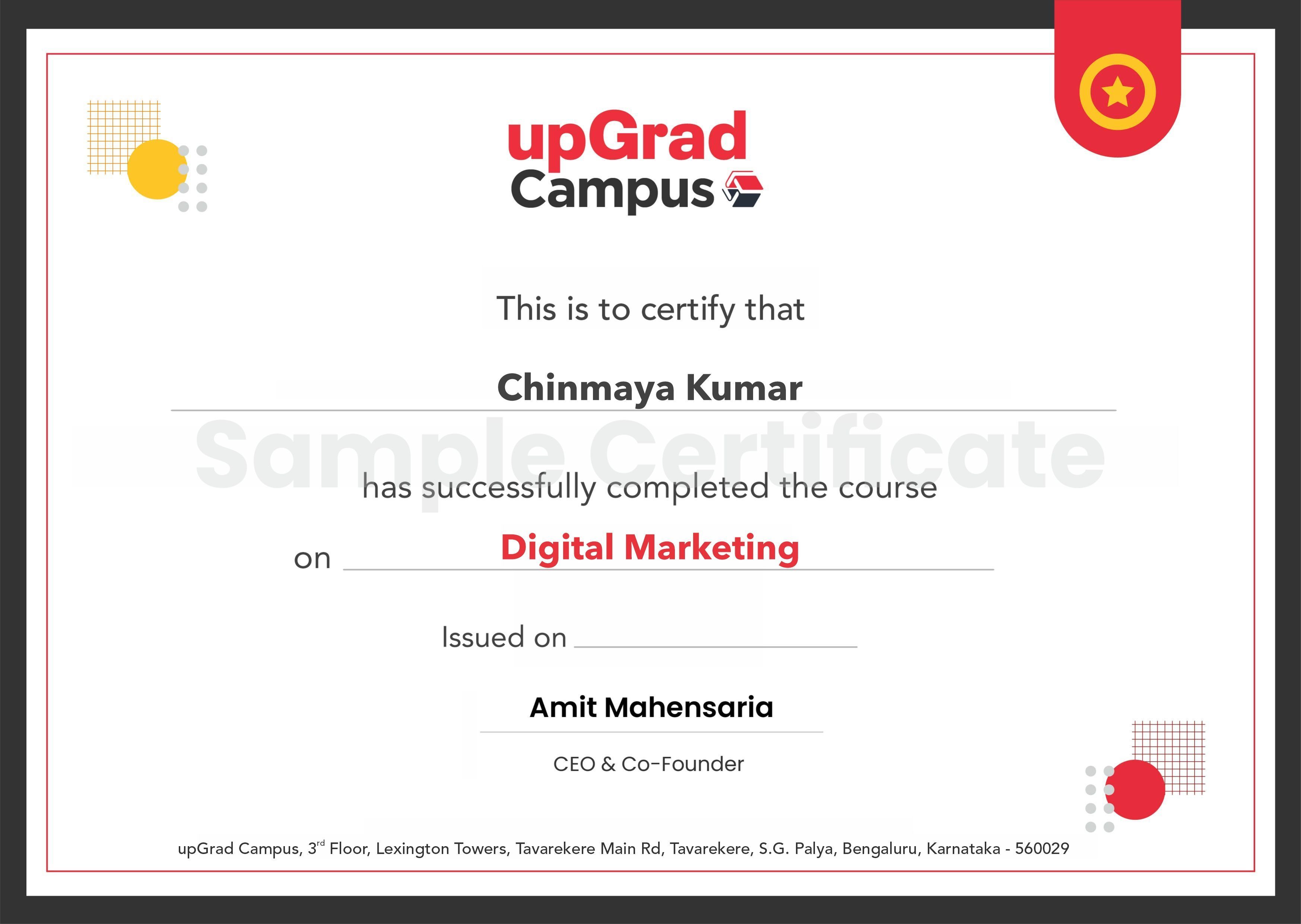 Free Digital Marketing Courses in San Antonio- upgrad certificate