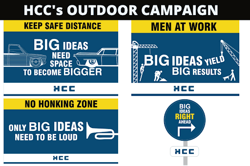Marketing Strategy of Hindustan Construction Company - HCC's Outdoor Campaign