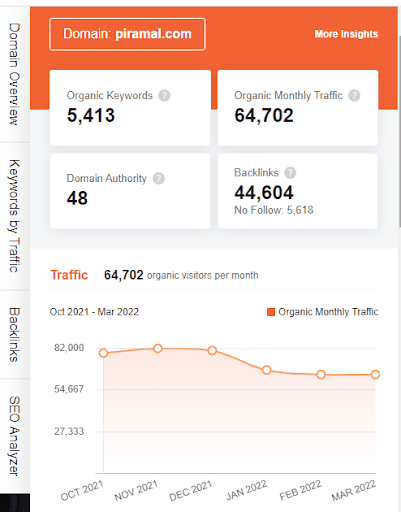 Marketing Stratedy of Piramal Enterprises - SEO