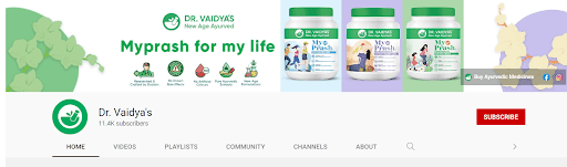 Marketing Strategy of Dr Vaidya - Youtube