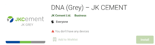 Marketing Strategy of JK Cement - Mobile App