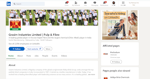 Marketing Strategy of Grasim Industries - LinkedIn