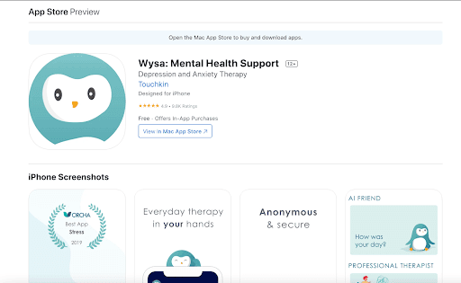 Marketing Strategy of Wysa - Mobile App