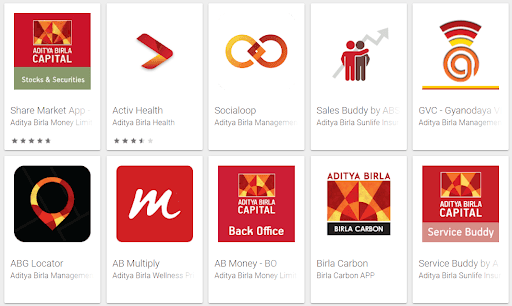 Marketing Strategy of Grasim Industries - Mobile App