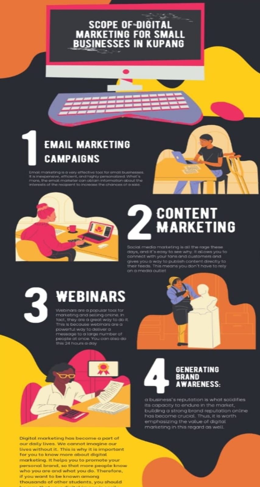 scope of digital marketing for small businesses in Kupang .